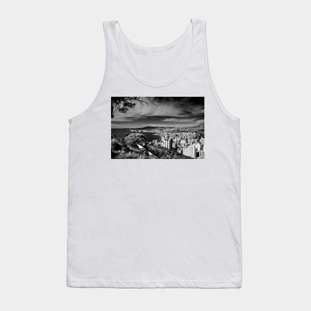 Benidorm Skyline Cityscape Costa Blanca Spain Tank Top by AndyEvansPhotos